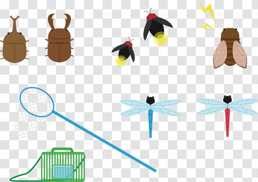 Insect Collecting 虫 Clip Art Transparent PNG