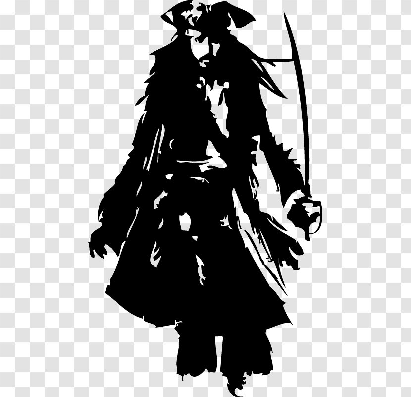 Jack Sparrow Wall Decal Pirate Furniture - Mythical Creature - Tattoo Johnny Depp Transparent PNG