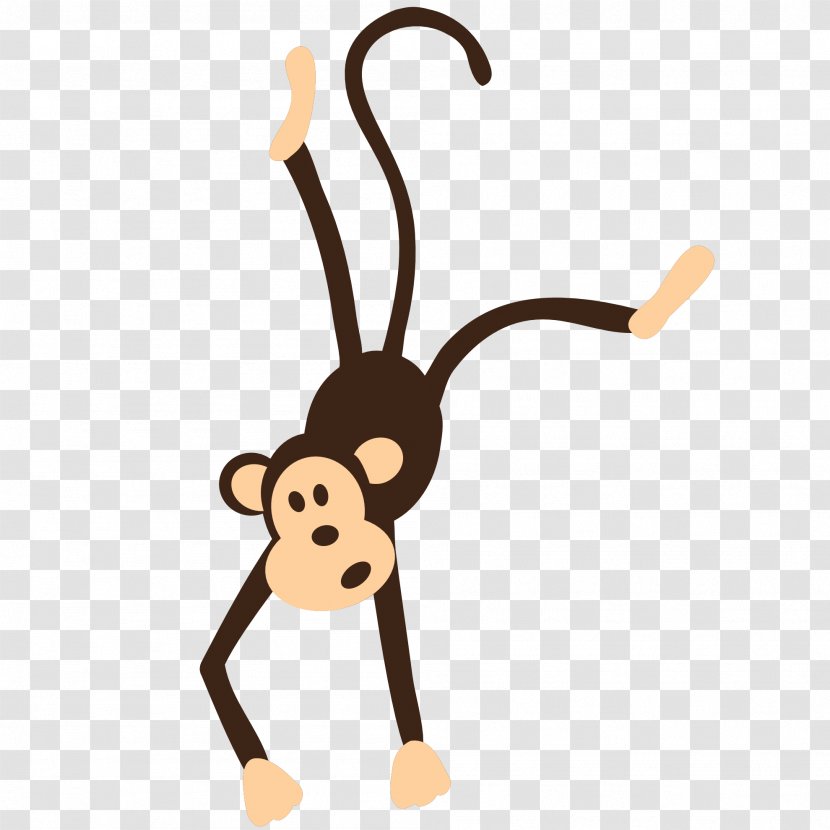Monkey Hanger Clip Art - Mammal Transparent PNG