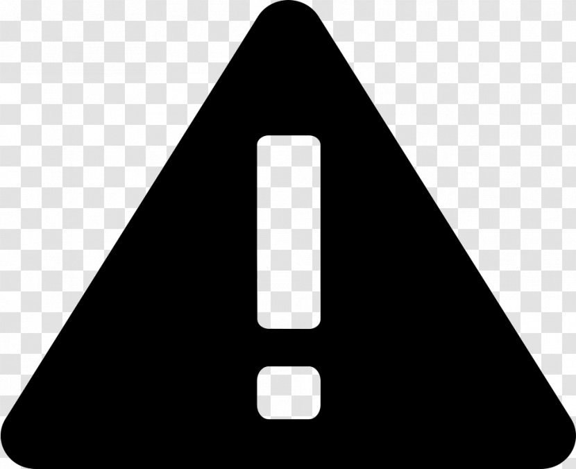 Clip Art Psd - Blackandwhite - Dangerous Icon Transparent PNG