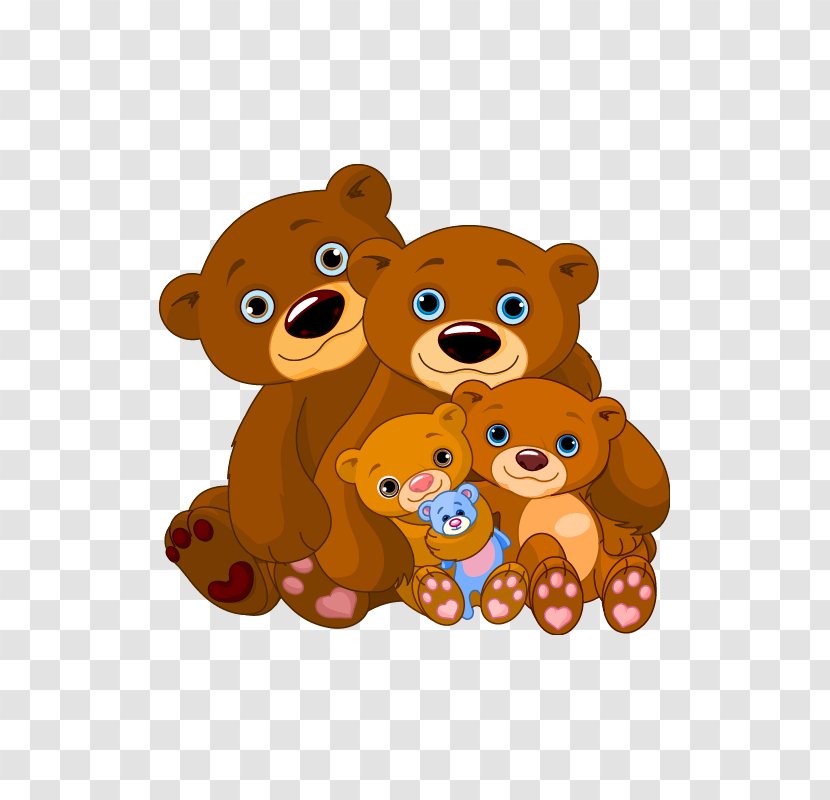 Bear Clip Art - Flower Transparent PNG