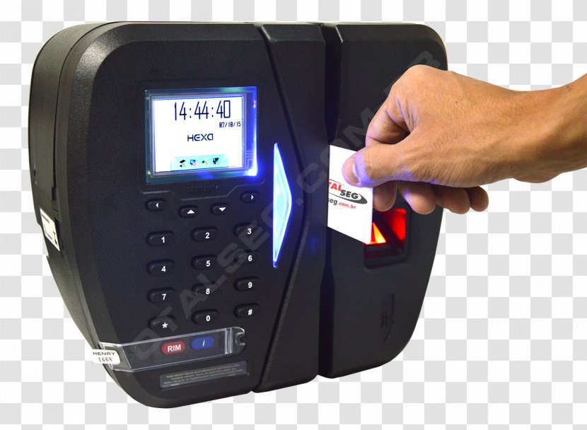 Time & Attendance Clocks Biometrics Barcode Electronics - Data - Clock Transparent PNG