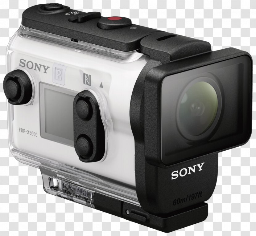 Sony Action Cam FDR-X3000 Camera Video Cameras 4K Resolution - Hdras300 Transparent PNG