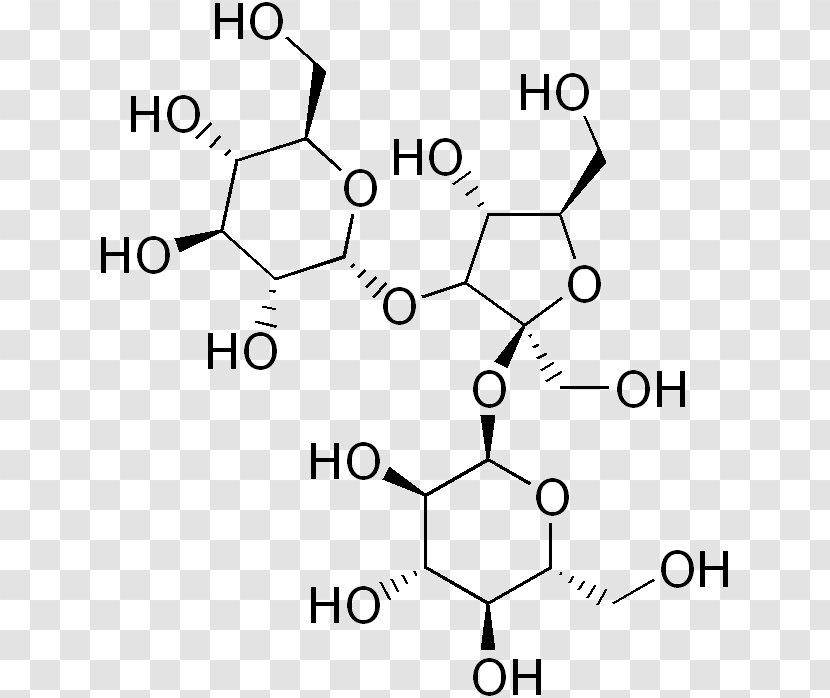 Melezitose Trisaccharide Inositol Oligosaccharide Carbohydrate - Honeydew - Gomas Transparent PNG