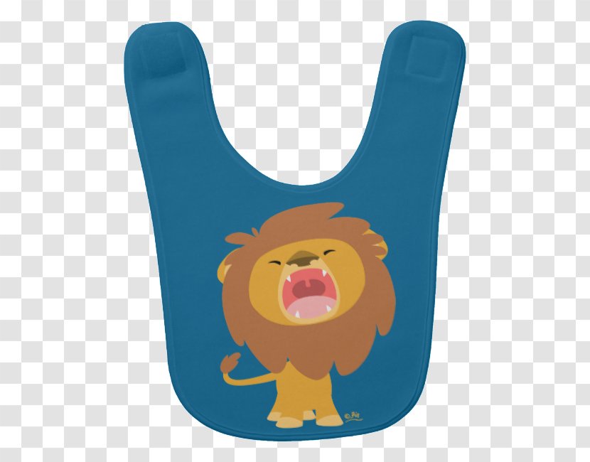 Bib Cartoon Animation Lion - Baby Transparent PNG