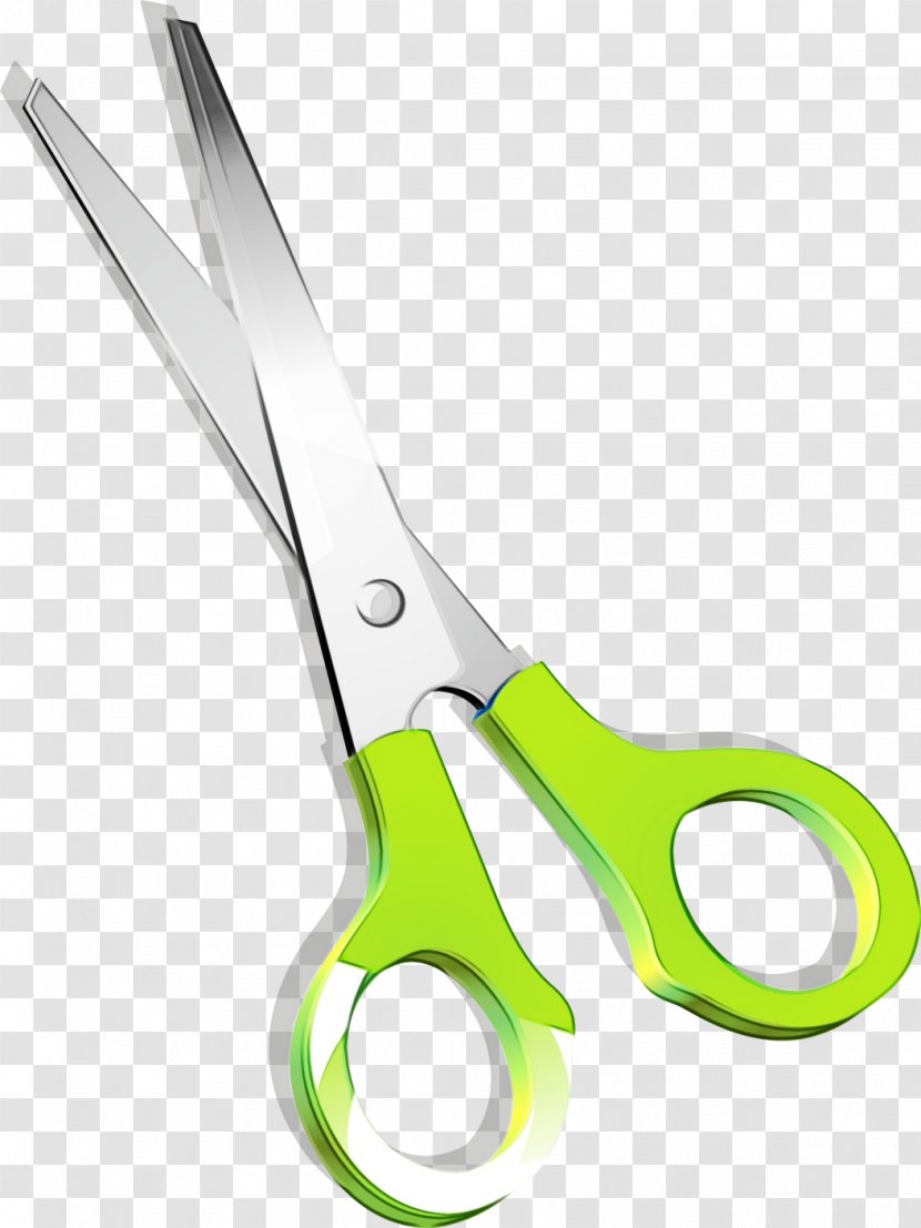 Watercolor Background - Hair - Pruning Shears Shear Transparent PNG