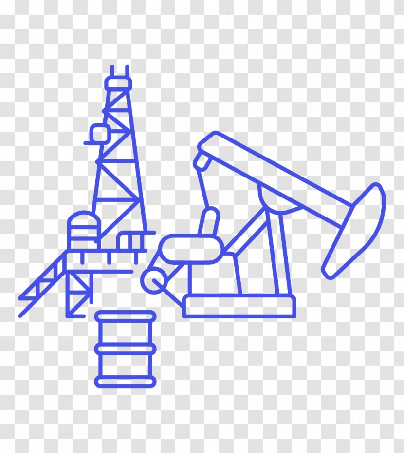 Line Angle Product Clip Art Technology - Oil Well Pump Jack Model Transparent PNG