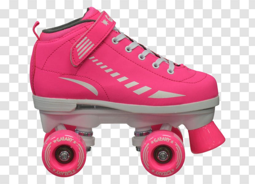 Quad Skates Sneakers Shoe Roller - Pink - Galaxy Transparent PNG