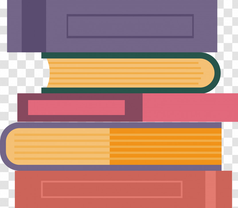 Stack Of Books Books Transparent PNG