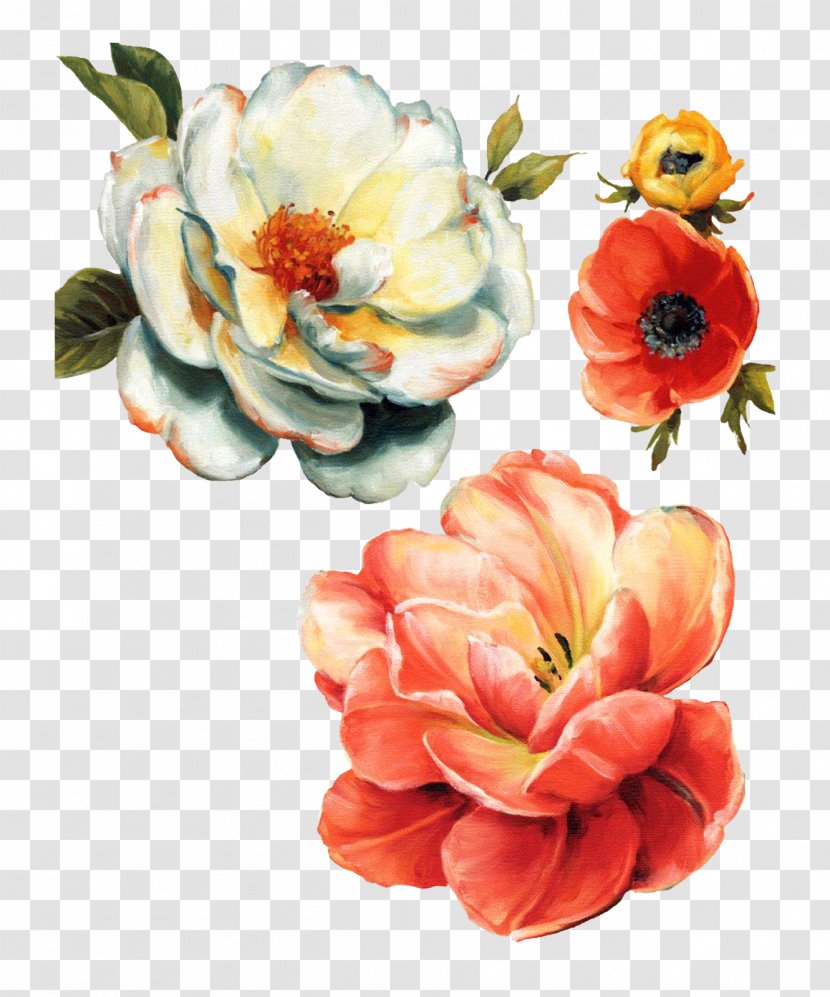 Painting Flowers Floral Design Watercolour - Flower - Watercolor Rose Transparent PNG