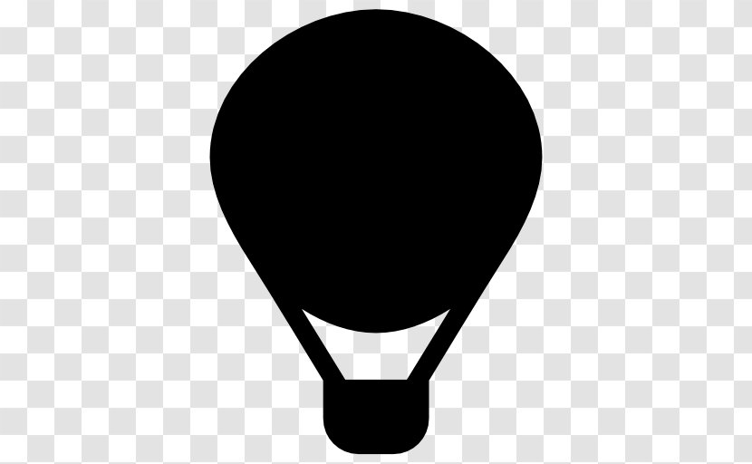 Incandescent Light Bulb Symbol Lamp - Black - Hot Transparent PNG