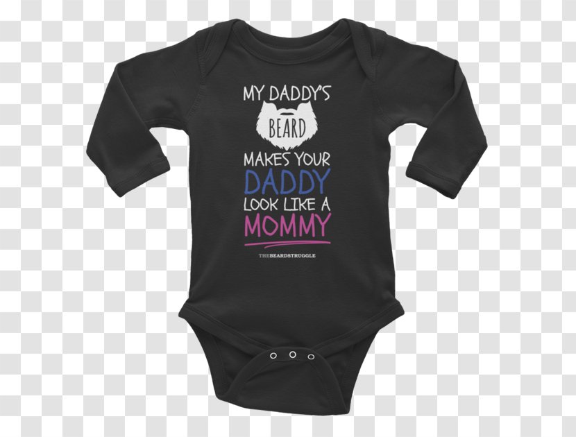 Baby & Toddler One-Pieces T-shirt Sleeve Infant Clothing - Black Transparent PNG