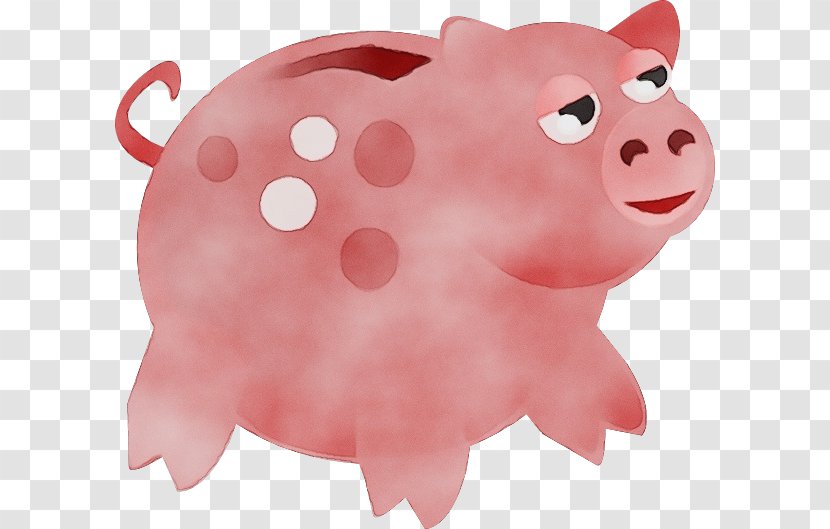 Piggy Bank - Polka Dot Livestock Transparent PNG