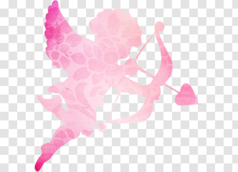 Cupid Love Valentine's Day Clip Art - Pink Transparent PNG