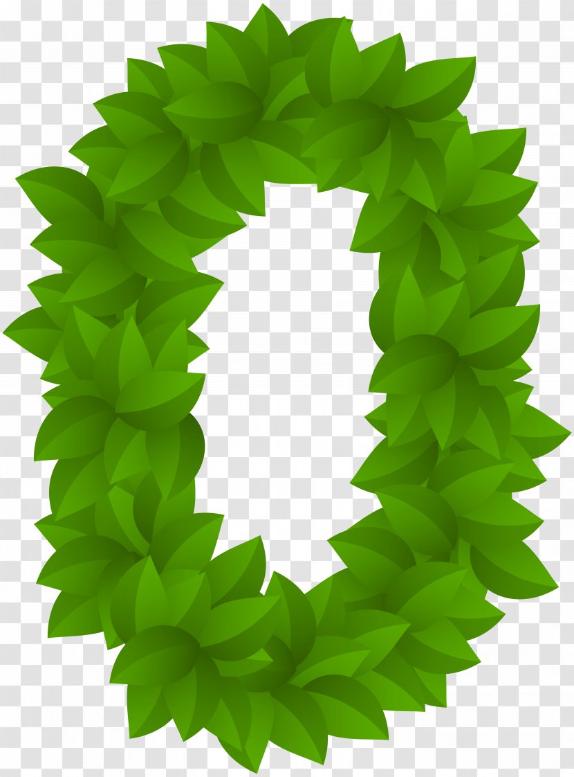 Clip Art - Blog - Leaf Number Zero Green Image Transparent PNG