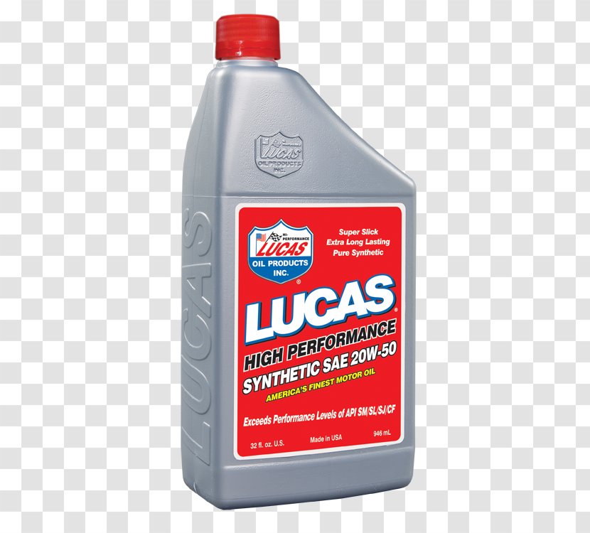 Car Motor Oil Synthetic Lucas Additive - Twostroke Transparent PNG