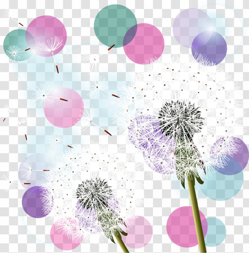 Common Dandelion Download - Floral Design - Vector Hand-painted Transparent PNG