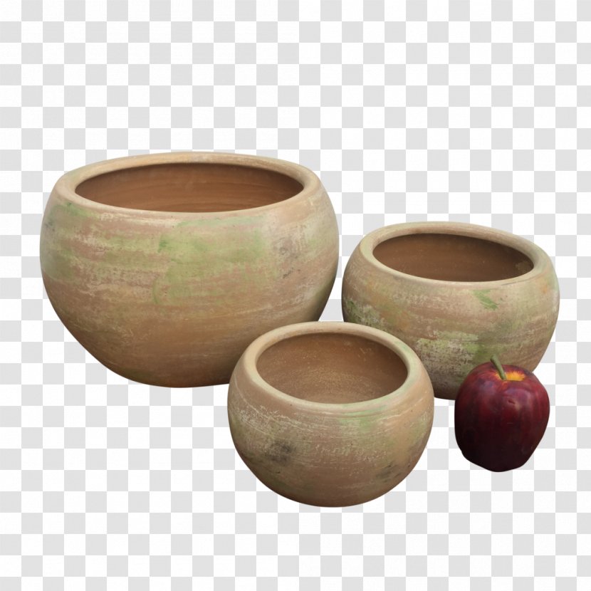 Pottery Ceramic Flowerpot Bowl - Cottage Transparent PNG