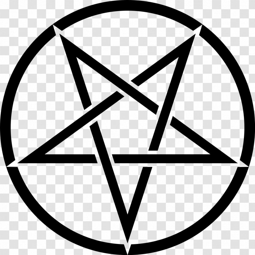 Pentagram Church Of Satan Pentacle Sigil Baphomet Satanism - Modern Paganism - Symbol Transparent PNG