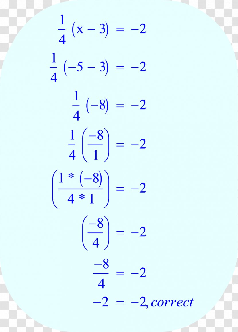 Quadratic Equation Mathematics Fraction Number - Mathematical Problem - Handwritten Solving Equations Transparent PNG