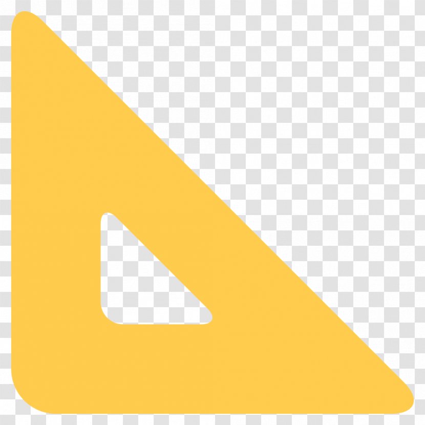 Ruler Emoji Pop! Learning Education - Triangle Transparent PNG