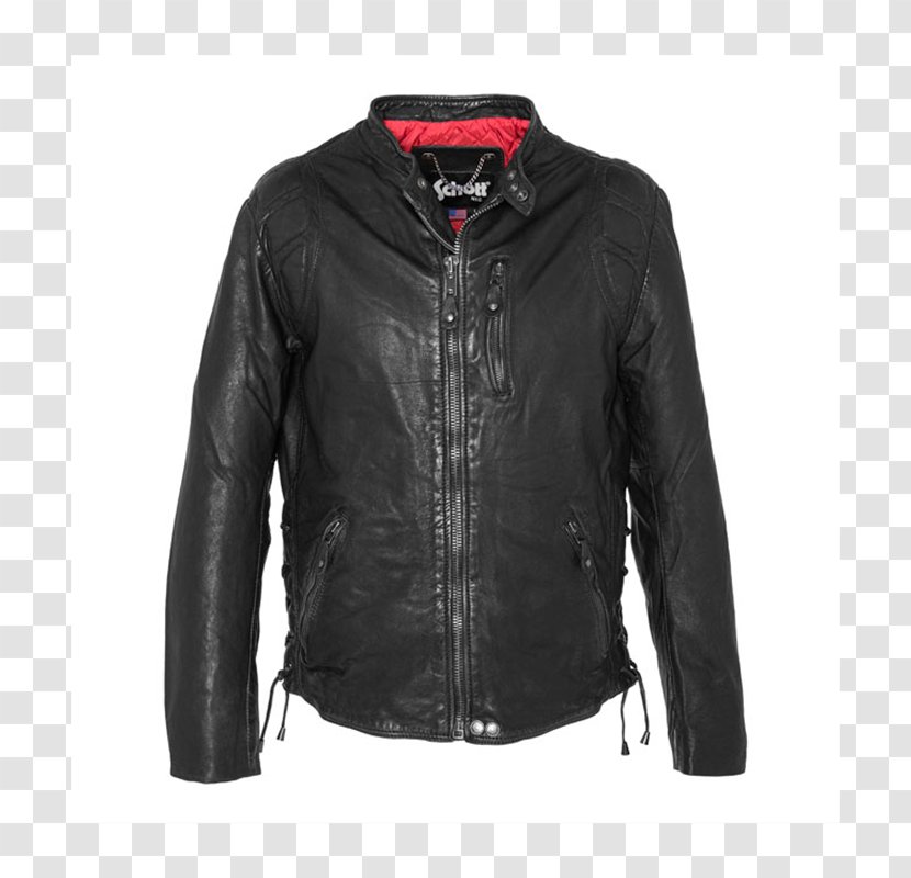 Leather Jacket Triumph Motorcycles Ltd Schott NYC - Dress Shirt - Motorcycle Transparent PNG