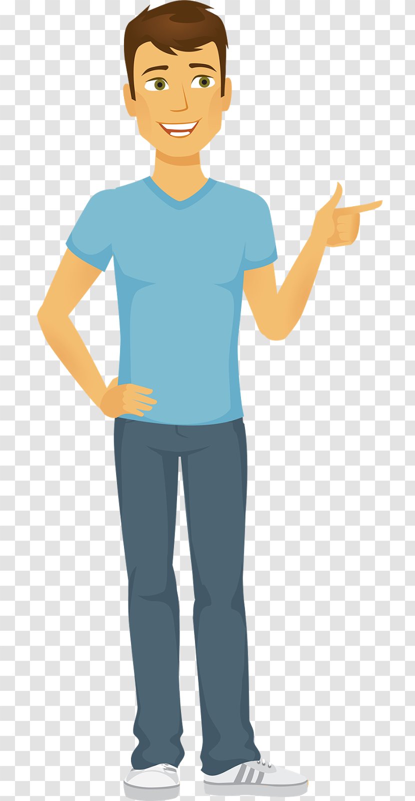 Casual - Cartoon - Silhouette Transparent PNG