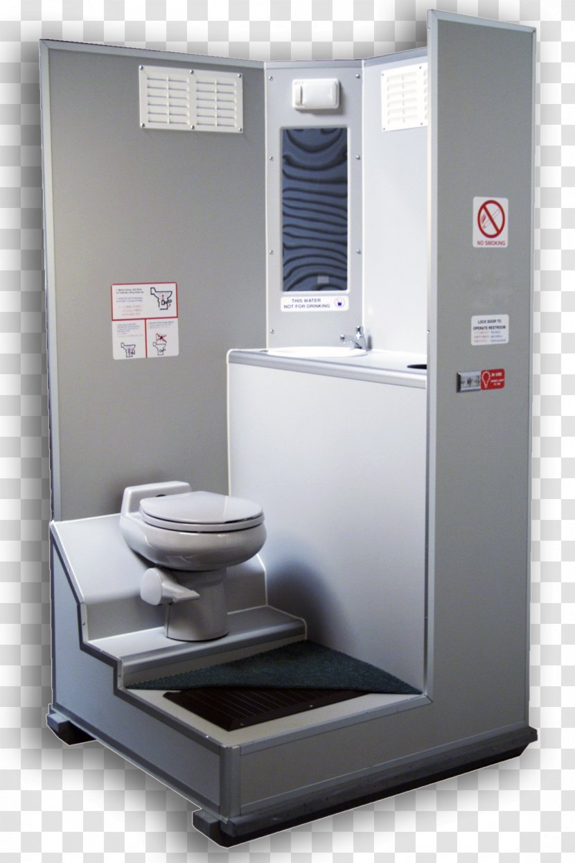 Portable Toilet Public Flush Bathroom Transparent PNG