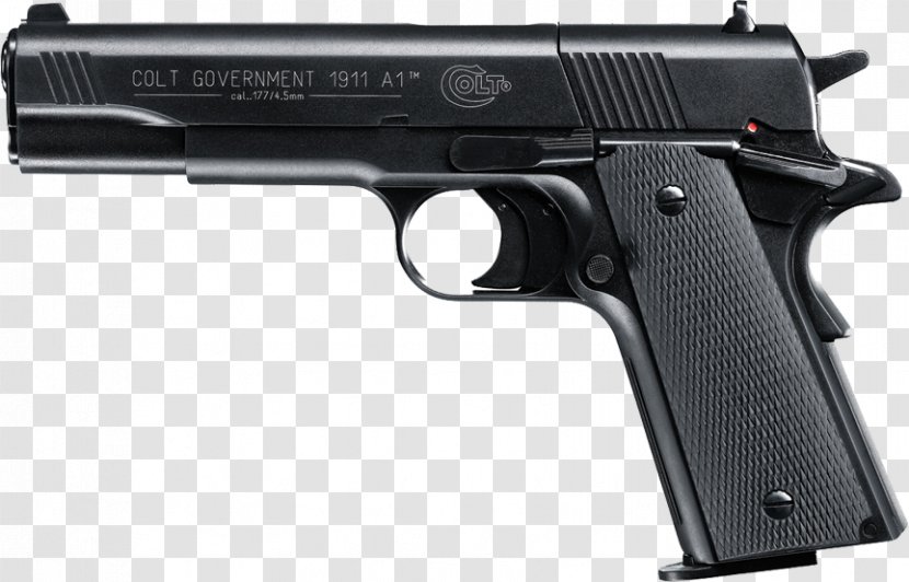 M1911 Pistol Air Gun Firearm Automatic Colt - 380 Acp - Weapon Transparent PNG