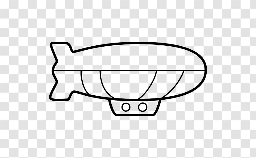 Blimp Airship Drawing Clip Art - Line - Zeppelin Old Transparent PNG