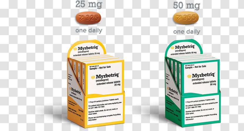 Mirabegron Overactive Bladder Tablet Myrbetriq Pharmaceutical Drug Transparent PNG