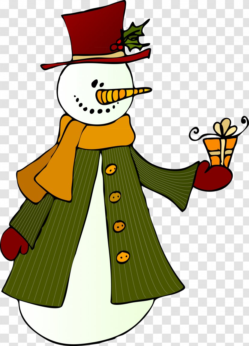 Christmas Tree Snowman - Fictional Character Transparent PNG