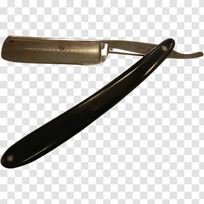 Solingen Knife Straight Razor Strop - Blade Transparent PNG