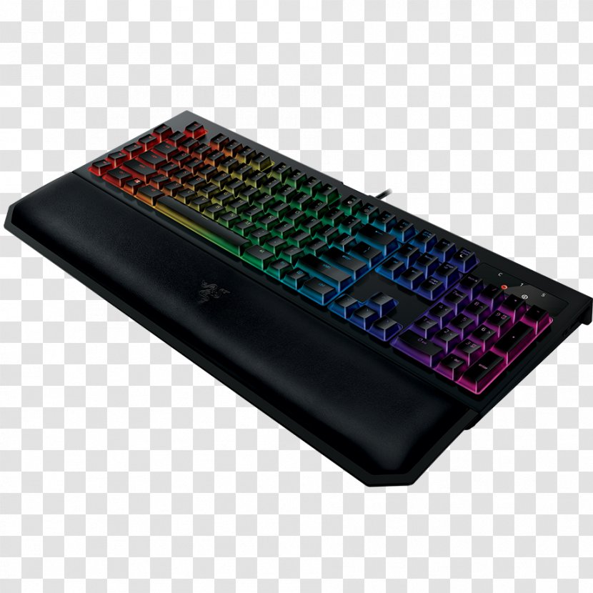 Computer Keyboard Razer BlackWidow Chroma V2 Inc. Gaming Keypad - Space Bar - Creative Transparent PNG