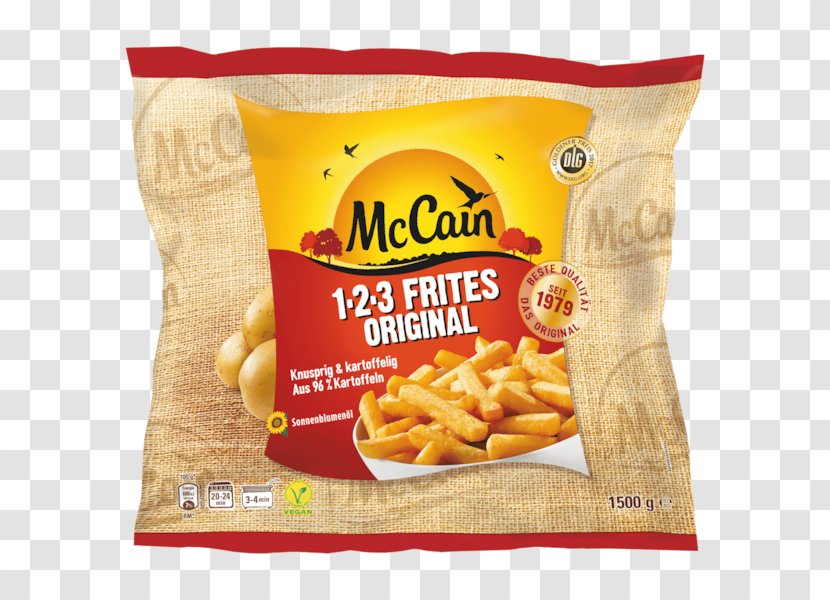 French Fries McCain Foods Edeka Frozen Food Sales Quote - Snack - FritEs Transparent PNG