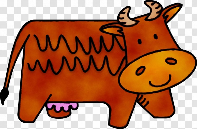 Cattle Transparency Cartoon JPEG - Paint - Animal Figure Bovine Transparent PNG