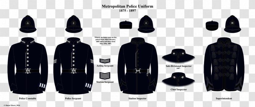 Police Uniforms Of The United States Officer Metropolitan Service - Uniform Transparent PNG