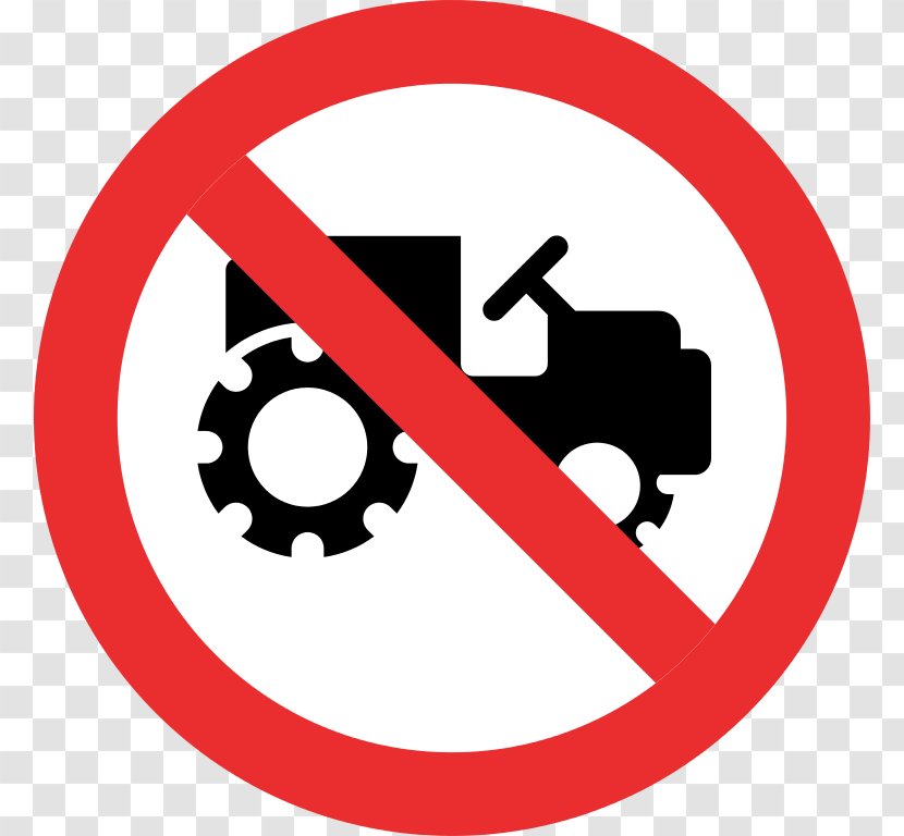 No Symbol Two-wheel Tractor Sign Logo - Agriculture Transparent PNG