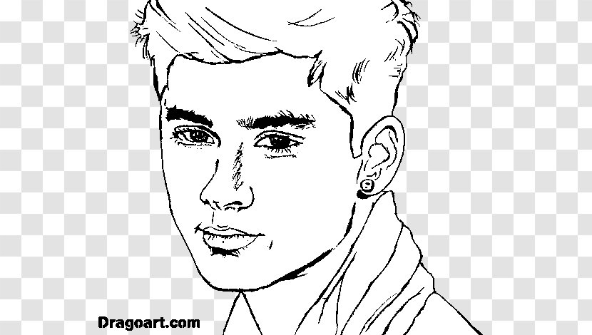 Zayn Malik Colouring Pages Coloring Book One Direction Christmas - Tree Transparent PNG
