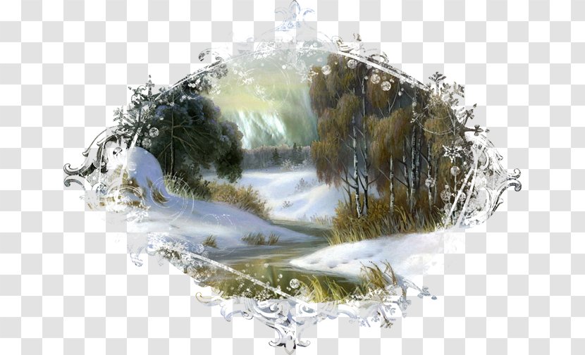 Oil Painting Reproduction Landscape Fedoskino Miniature - Reflection Transparent PNG