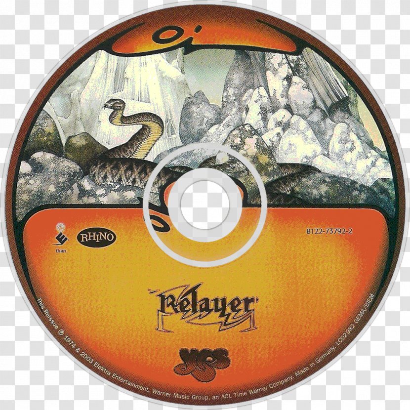 Relayer Compact Disc Album Cover Yes - Silhouette Transparent PNG