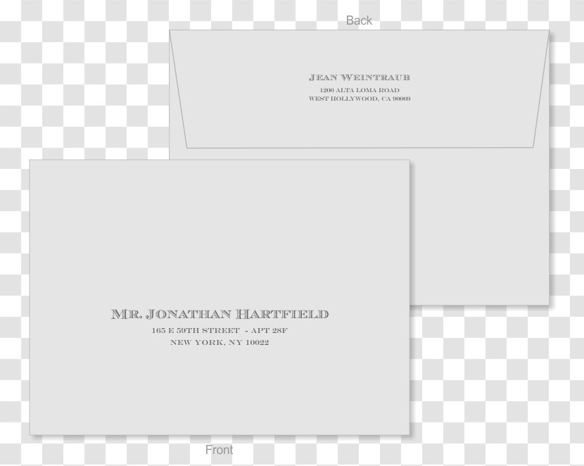 Paper Brand Font - Diagram - Invitation Envelope Transparent PNG