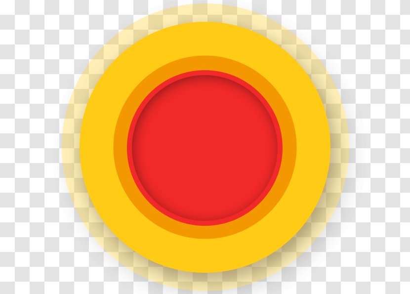 Yellow Circle Font - Gradient Transparent PNG