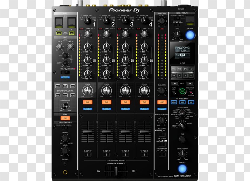 DJM DJ Mixer Pioneer Disc Jockey Controller - Frame - Dj Sound Box Transparent PNG