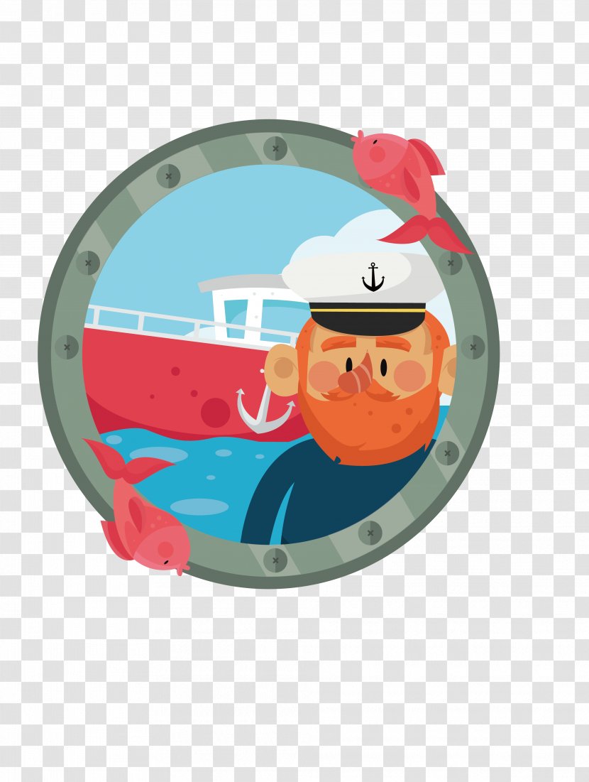 Sea Captain Sailor Illustration - Of The Poster Transparent PNG