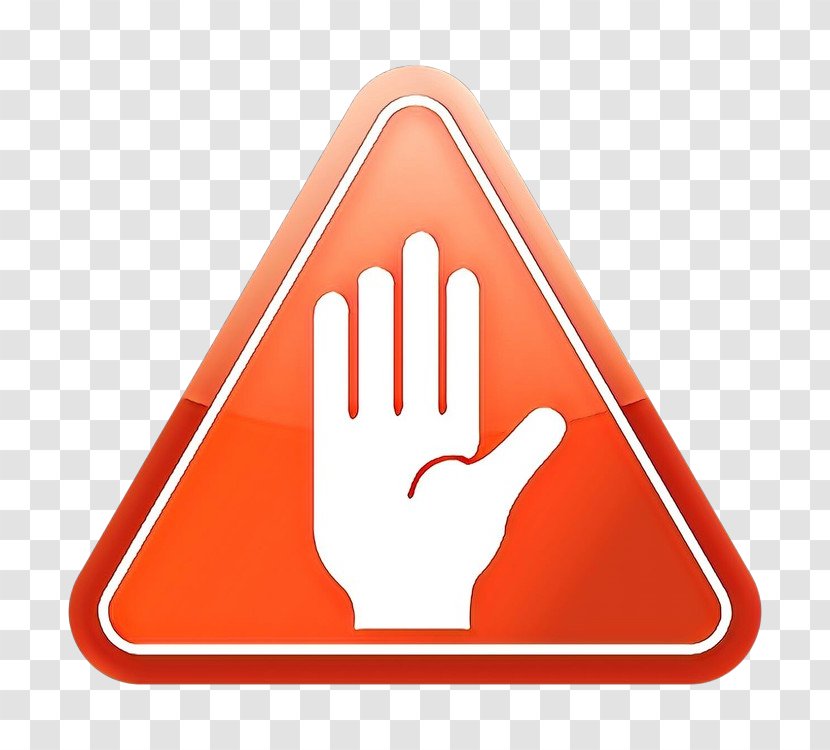 Sign Signage Finger Line Traffic - Symbol Hand Transparent PNG