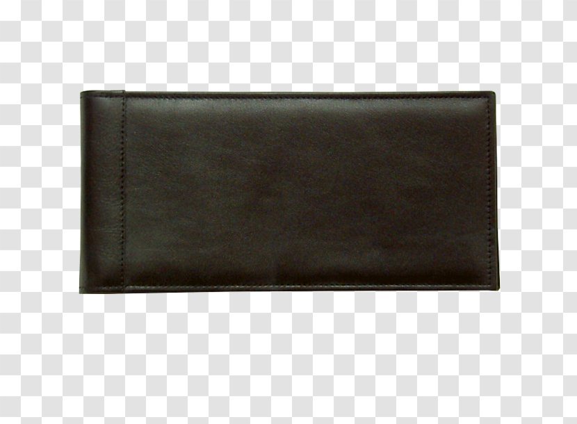 Wallet Leather Rectangle Black M Transparent PNG