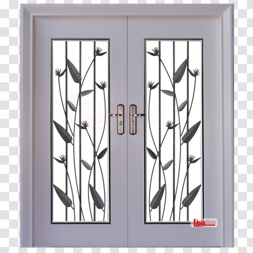 Window Door Security Grille - Wrought Iron Transparent PNG