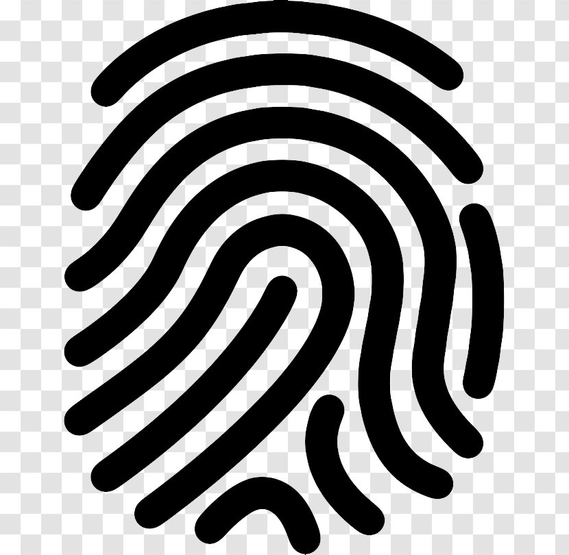 Fingerprint Clip Art - Monochrome - Symbol Transparent PNG