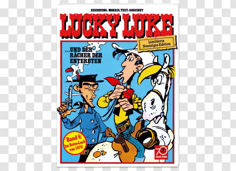Comics Cartoon Text Donald Duck Pocket Books Character - LUCKY LUKE Transparent PNG